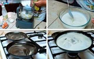 Как приготовить тонкие налистники на молоке Налистники – ингредиенты