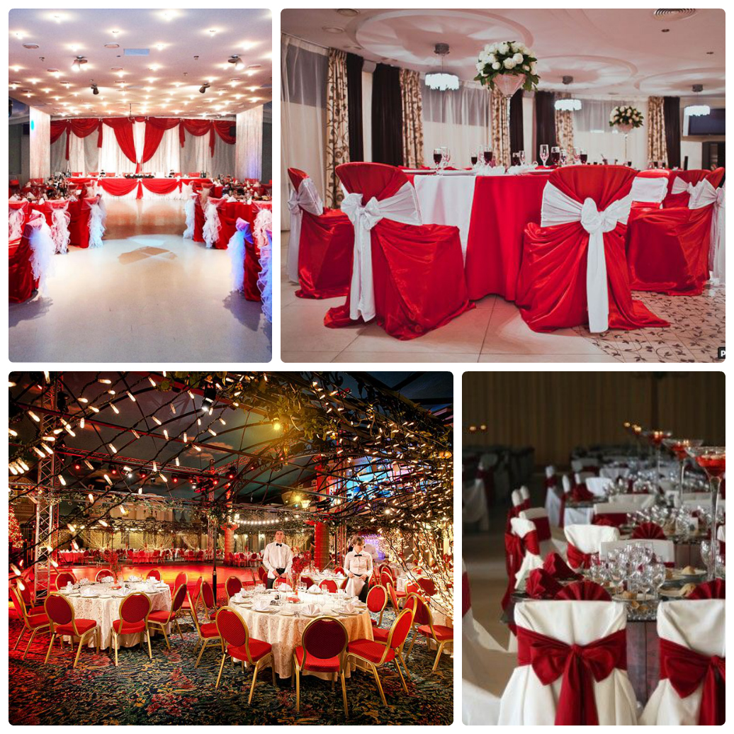Свадебный зал в Красном цвете